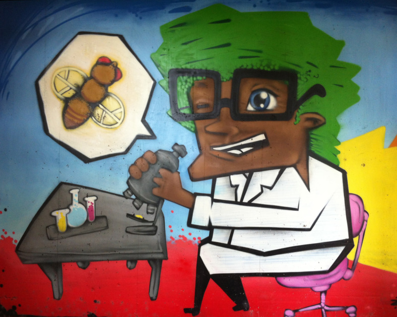 Scientist Mural